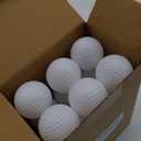 KOFULL Plastic Golf Balls, 24/ Pack Practice Golf Balls, 42mm Hollow Limited Flight Golf Practice Balls for Swing Practice Driving Range Backyard, Golf Party Decorations DIY Ideas