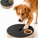Dog Nail Scratch Board with Treat Boxes, Rotatable Dog Scratch Pad