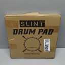 SLINT 12 Double-Sided Practice Pad 2-Surface Drumming Trainer for Snare Practice, Quiet Home Use, Kids & Beginners