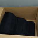 Dog Stairs for Small Dogs 15.7" H, Curved Dog Step for Puppy, Older Cat, Medium Pet Ramp for Sofa, Couch or Chair, Ladder with High Density Foam, 3 Step, 15.7x22.4x15.7 inch, Black