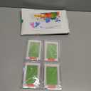 Inkless Hand and Footprint Kit Clean Touch Ink Pad for Newborn Baby Pet Paw Print Kit(4 Ink Pads,8 Imprint Cards) (2 Pack Blue and 2 Pack Green)