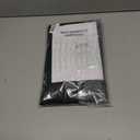 NICETOWN Door Curtains 100% Blackout - Self Stick Tie Up Shades Thermal Insulated Linen Door Window Light Block Sidelight Curtains for Bedroom, W26 x L72 inches, 1 Panel, Black