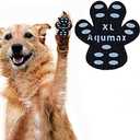 Aqumax Dog Paw Protector Anti-Slip Pads,Toe Grips for Senior Dogs,Paw Grips Traction Pads for Slippery Hardwood Floors,Essentials for Senior Dogs,12 Sets (48 pcs) XL Black