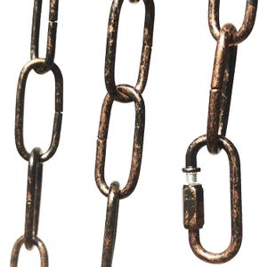 6ft Aged Bronze Finish Lighting Chain Industrial Style Deco Chain (4mm)