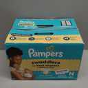 Pampers Swaddlers Diapers, Size 0 (up to 10 lbs), 84 Count, Absorbent, Keeps Baby Dry and Comfortable, Skin Safe Disposable Baby Diaper