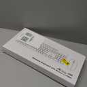 Wireless Keyboard and Mouse Combo, Full Size Silent Ergonomic Keyboard and Mouse, Long Battery Life, Optical Mouse, 2.4G LagFree Cordless Mice Keyboard for Computer, Mac, Laptop, PC, Windows(White)