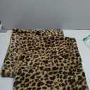 KINDREX Leopard Print Faux Fur Pillow Covers 18x18 Set of 2, Cloud-Like Soft & Fluffy Cheetah Cushion Cases, Eye-Catching Decor for Living Room Sofa Bedroom Decor