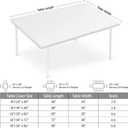 Rectangle Wipeable Tablecloth with Elastic, Fitted Waterproof Outdoor Tablecloth for 6 Foot Rectangle Tables, Picnic, Camping, 30"x72", Black Marble