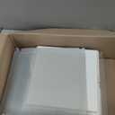 Clear A4 File Box - Portable Project Case, Plastic Storage Box for 8.5" x 11" Letter Paper, 6 Pack Transparent Document Organizer with Buckle for Office, School & Home