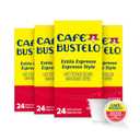 Café Bustelo Espresso Style Dark Roast, Single Serve Coffee Pods, 24 Count (Pack of 4) BBD 5DEC26