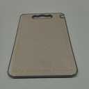 Stainless Steel Cutting Board for Kitchen, Scratch Resistant Mesh Design, Reversible 304 Stainless Steel & Wheat Straw, Non Toxic Chopping Board for Meat, Dishwasher Safe, 14.4"*9.8", 1Pcs Grey (Gray)