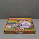 Arts and Crafts Supplies for Kids - 3000Pcs Craft Kit with Pipe Cleaners Crafts for Kids All in Art Crafting Box DIY School Supplies Materials Set Toys Gifts for Girls Boys Age 4 5 6 7 8 9 10 11 & 12 (Orange)