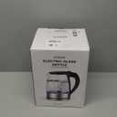 AZEUS Fast Boil Electric Water Kettle, 1.8L Large Capacity with Auto Shut-Off and Boil-Dry Protection, BPA-Free Borosilicate Glass &Stainless Steel (1.9 Quarts)