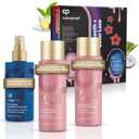 ColorProof Smooth Gift Set  Smooth Shampoo and Conditioner (8.5 Fl. Oz.) with Pre-Tox Spray (6.7 Fl. Oz.)  Color Safe Shampoo and Conditioner Set for Frizz-Prone, Color-Treated Hair