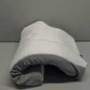 Effective Pain Relief Cervical Neck Pillow for Sleeping, Memory Foam Pillows for Neck Support, Odorless Contour Side Pillow, Ergonomic Bed Pillow for Back Stomach Sleeper (Grey and White)