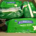 FitRight Ultra Heavy Absorbency Adult Diapers for Men & Women, Waist Size: X-Large 56-64 inches, OptiFit Incontinence Disposable Briefs with Leak Protection for Seniors, 80 Count