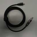6 Foot Braided Nylon Micro Black Chrome USB Charge/Sync Cable