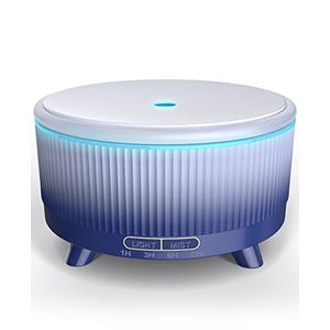 Diffusers for Essential Oils Large Room, 500ml Aromatherapy Diffuser Gradient - Dark Blue