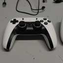 Upgrade Retro Gaming Console Pro, Wireless Retro Game Stick Console with 20000+ Games, Built-in 23 Game Emulators, Video Games Plug and Play with Upgrade Dual 2.4G Wireless Controllers White (64G)