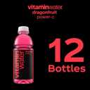 vitaminwater Power-C Dragonfruit Nutrient Enhanced Flavored Water Beverage, 20 fl oz Bottles, 12 Pack (EXP 09/15/25)