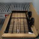 VEVOR Folding Shopping Cart, Jumbo Grocery Utility Cart with Double Baskets, 360 Swivel Wheels, 110 LBS Large Capacity Heavy Duty for Laundry, Shopping, Grocery, Luggage, Black