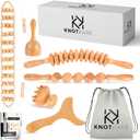 6-in-1 Wood Therapy Massage Tools Kit - Premium Maderoterapia Kit Professional for Cellulite Reduction, Lymphatic Drainage, Effective Body Shaping- Wood Therapy Tools for Relieving Muscle Pain