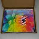 DELUXE 2026 Planner, 8.5"x11": 14 Months (November 2025 - December 2026), Includes Page Tabs, Bookmark, Planning Stickers, Pocket Folder Daily Weekly Monthly Planner Yearly Agenda (Rainbow Petals)