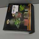 Grow Lights for Indoor Plants, 48 LEDs Full Spectrum Plant Grow Light, Height Adjustable Faux Wood Grain Halo Plant Light with Base, 3 Optional Spectrums, Auto Timer 6/12/16Hrs, 5 Brightness