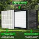 CF11671 HEPA Cabin Air Filter Replacement with Activated Carbon CP671 Fits Jeep RAM Chrysler Dodge HR-0006