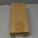 Concealed Toothbrush Holder, Toothbrush Holders with Sliding Lid, Rotating 3 Slots Bathroom Organizer Countertop, Waterproof Dustproof Beauty Brushes Storage, Cosmetics Display Case for Vanity Bathroom (White+Transparent Black)