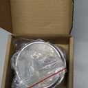 Fuel Filter Cap Fit for 2003-2007 Ford F250 F350 F450 F550 Super Duty International 6.0L Diesel, With Fuel Pressure Port, Silver