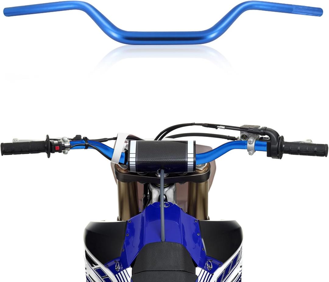 Motorcycle Handlebars 11/8" 28mm Fat Handle Bars CNC Universal for TTR 125 YZ125 YZ250 YZ250F YZ450F WR250R Dirt Pit Bike Blue