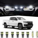 AWALITED 13pcs Chevy Colorado GMC Canyon Interior LED Lights Kit Super Bright LED Map Dome Light Bulbs Replacement for 2015 2016 2017 2018 2019 2020 2021 2022 Chevy Colorado/GMC Canyon all models
