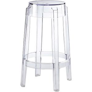 Modway Casper Modern Acrylic Counter Bar Stool in Clear - Fully Assembled