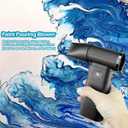 Cordless Acrylic Paint Pouring Blower, Paint Pouring Supplies, Mini Paint Dryer with 3 Nozzles, Pour Painting Tool for Fluid Art, Watercolor, Dutch Pour, Perfect for Artists & Floetrol Paint Projects