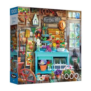 RoseArt - Hobby Haven - The Potting Shed - 1000 Piece Jigsaw Puzzle for Adults