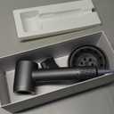 Hair Dryer - 1 Min Fast Drying, High-Speed Blow Dryer with 500 Million Negative Ions, No Heat Damage, Low Noise, Lightweight, Professional Hairdryer with Diffuser & Nozzle, Gunmetal