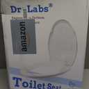 Elongated Toilet Seat 18.5" - Soft Close, Durable PP Toilet Seat, Easy Installation & Removal, Fits Most Toilet Bowls