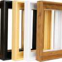 Canvas Floater Frames, Canvas Floating Frame, Floater Frame for Canvas, Floater Frames for Canvas Paintings, Canvas Picture Frame (16"x20", Black)