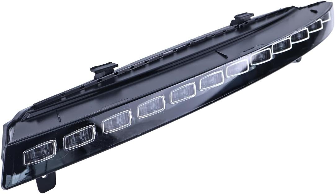 HOLDWELL LED Left Front Bumper Turn Signal Light Indicator Lamp 4L0953041D Compatible with Audi Q7 2010-2015
