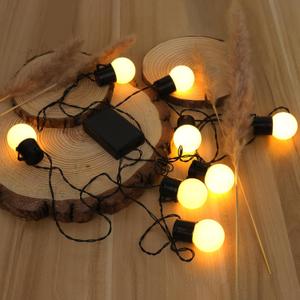 Battery Operated String Lights for Marquee Light Up Letters Numbers LED 8-Bulb Yellow Indoor Outdoor Warm Yellow Light Bulbs Bedroom Wall Christmas Decor Wedding Birthday Party Decorations