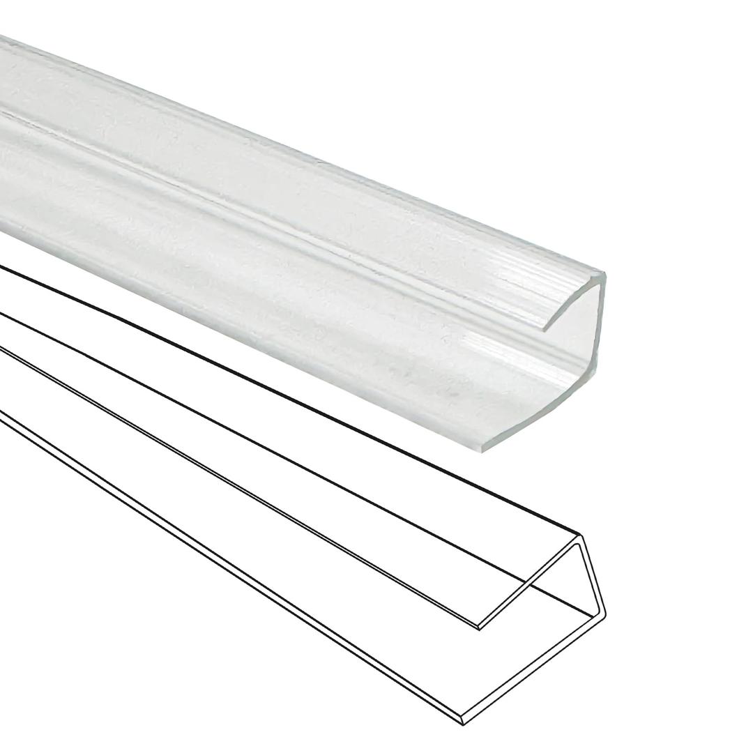 XISOCO 20 PCS Polycarbonate Panels U Connector Profile 4FT Long 0.24IN High