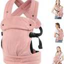 Baby Carrier Newborn to Toddler- Ergonomic,Cozy and Lightweight Infant Carrier for 7-40lbs,3 Carry Positions Newborn Carrier