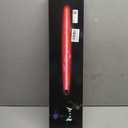 2 Pack Rechargeable Lightsabers with Connector, Metal Hilt Light Sabers, Durable PC Blade, USB Charging, Combine into Double Staff, 12 Colors LED, Sound Effects, Dueling Toys for Kids Adults, Gifts