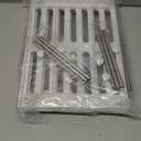 carrotez Kitchen Cabinet Organizer, Cabinet Shelves and Storage, Pantry Storage Shelf Organizer, Kitchen Counter Shelf, Cupboard, Under Sink, Stackable, Expandable, Set of 2, White