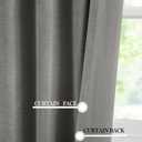 Hillcrest Gray Chenille Velvet Pinch Pleated Blackout Curtains Room Darkening Thermal Insulated Window Drapes 108 Inches for Living Room Bedroom, Back Tab with Hooks 2 Panels,38" W x 108" L x 2