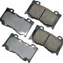 Akebono ACT1346 Front Brake Pad, GREY