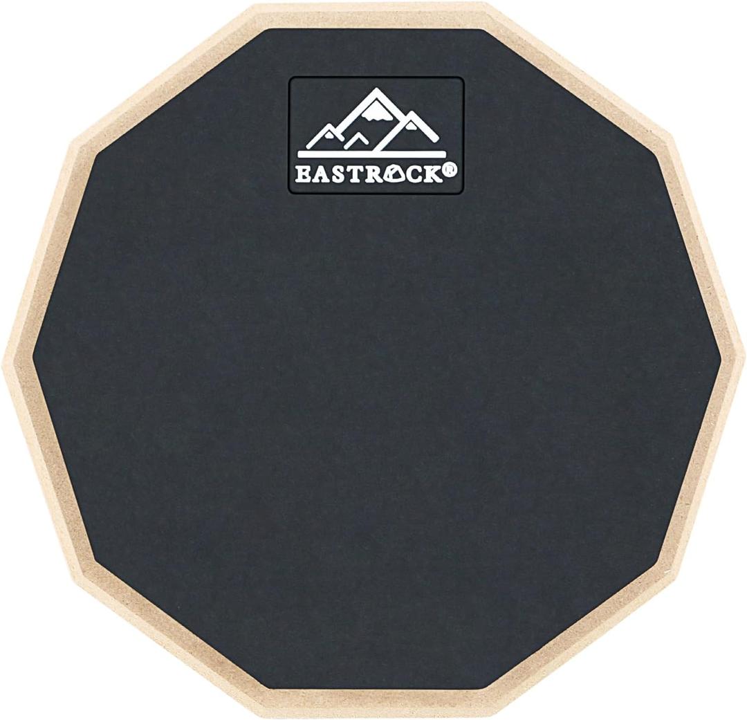EASTROCK Practice Drum Pad, 6 Inches Double Sided Silent Drum Pad, Rubber Dumb Drum for Beginners,Black EASTROCK Practice Drum Pad, 6 Inches Double Sided Silent Drum Pad, Rubber Dumb Drum for Beginners,Black