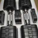 Hezeyferg 30.8LB Adjustable Dumbbell Set, Each Adjustable Weight Dumbbell with 6 Levels 4.4/6.6/8.8/11/13.2/15.4lb, Hand Weights Set for Men/Women Home Gym Exercise Workout