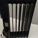 Comfort Zone 1500W Digital Oil-Filled Radiator Heater  Portable Electric Space Heater with Remote, 12H Timer & 360 Swivel Wheels  Silent Radiant Heat with Adjustable Thermostat  Black